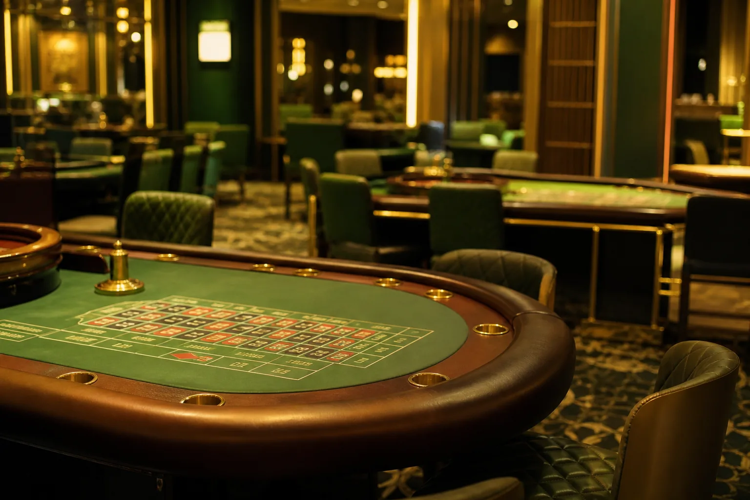 Table and live game categories in an King Johnnie Casino-style lobby